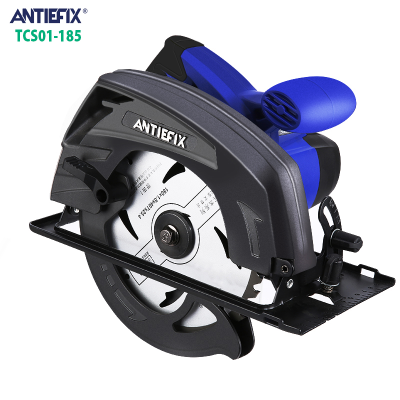 ANTIEFIX 1300W High Performance Portable Electric Circular Saw 185mm for Wood/Plastic/Aluminum Profile
