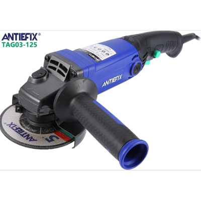 ANTIEFIX Customized Auxiliary Handle Cutting Metal 860W Long Handle Angle Grinder 125mm