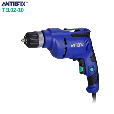 ANTIEFIX Portable Electric Drill 10mm Multi-Functional Household Pistol Drill Variable Speed Electric Screwdriver