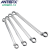 ANTIEFIX Double Ring Offset Spanner Set Double Ring Wrench Set Ratchet Wrench Double Ring Offset Spanner Set