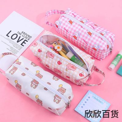 New Japanese Good-looking Stationery Box Student Stationery Storage Box Large Capacity Cute Student Pencil Case