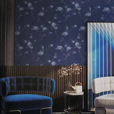 Light luxury simple wall cloth living room bedroom printing seamless wall cloth