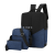 Cross-border new men's fashion casual shoulder backpack USB charging lightweight student schoolbag backpack