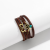 INS Style Bracelet, Butterfly Leather Bracelet, Turquoise Pendant Vintage Style Hand Accessory