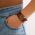INS Style Bracelet, Butterfly Leather Bracelet, Turquoise Pendant Vintage Style Hand Accessory