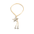 Niche Design INS-style Necklace, Diamond-Encrusted Starfish Korean Velvet Collarbone Chain Neck Chain