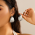 INS-style Vintage Earrings, Smooth Multi-layer Exaggerated Ear Studs, Niche All-Match Street Style Earrings