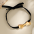 INS-style Choker, Punk Metal Bow-knot Design Necklace with a Sense of Design, Vintage Velvet All-Match Accessory