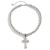 INS-style Necklace, CCB Bead Cross Neck Chain, Niche All-Match Gothic Style Neck Chain