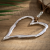 INS-style Necklace, Irregular Exaggerated Heart Neck Chain, Niche All-Match Sweet and Cool Accessories