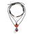 INS-style Necklace, Wooden Beads Pentagram Multi-element Neck Chain, Niche All-Match Layered Necklace