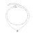 INS-style Necklace, Simple Comma Serpentine Chain Neck Chain, Niche All-Match Collarbone Chain