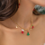 INS-style Necklace, Simple Christmas Tree Bell Neck Chain, Niche Sweet Christmas Necklace