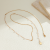 Necklace, INS-style Accessories, Design Collarbone Chain with a Sense of Design, Light Luxury Accessory, Star-shaped Imitation Pearl Simple Necklace