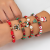 INS Style Beaded Set, Creative Santa Claus, Soft Clay Bracelet Weaving, Holiday Gift, Niche Hand Ornament