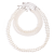 Multi-layer INS-style Imitation Pearl Women's Necklace, Elegant French Style with Various Sizes of Beads, Layered Collar Accessory