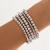 INS Accessories - Niche Design Metal Style Bracelet, Sweet and Cool Layered Beaded Bracelet