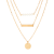 Versatile imitation pearl necklace with a sweet and cool multi-layered, simple water diamond and tassel design, creating