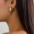 Personalized Design Smooth Bead Earrings Simple Circle Waterdrop Ear Studs, Geometric Ear Cuff