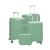 Macsman Pp Luggage Suitcase Semi-Finished Product Suitcase Three-Piece Luggage Zipper Luggage Pp Suitcase