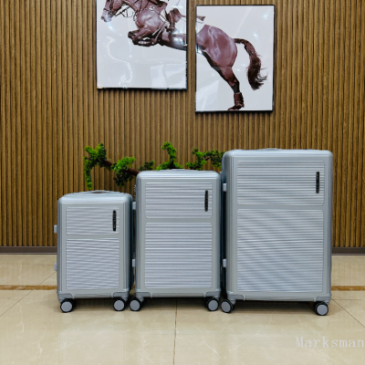 pc suitcase suit three-piece trolley case export suitcase luggage box with rollers pc material hardside luggage