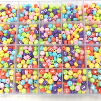 Boxed Beads Diy Beads Jewelry Handmade Puzzle Beaded Jewelry Accessories Acrylic Material