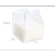 Japanese Glass Milk Cup Household Creative Square Milk Carton Microwave Oven Can Be Heated Breakfast Glass Cup Juice Cup