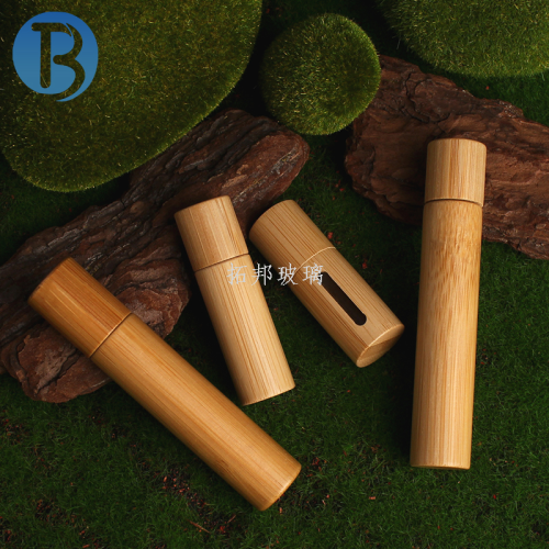 5ml bamboo wood roll-on bottle 10ml bamboo roll-on bottle all-inclusive window light-proof essential oil sample perfume sub-bottles