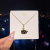 Japanese and Korean-Style Light Luxury Titanium Steel Necklace Women's Niche Design Non-Fading Pendant 2022 New All-Match Simple Clavicle Chain