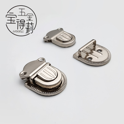 Factory Direct Sales Hardware Accessories Suitcase Mortise Lock Handbags Lock Duck Tongue Plug Lock Iron Pig Head Lock