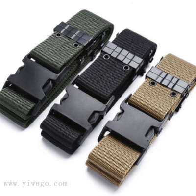 Ziyue Outdoor Waist Belt Tactical Belt Mountaineering Canvas Belt