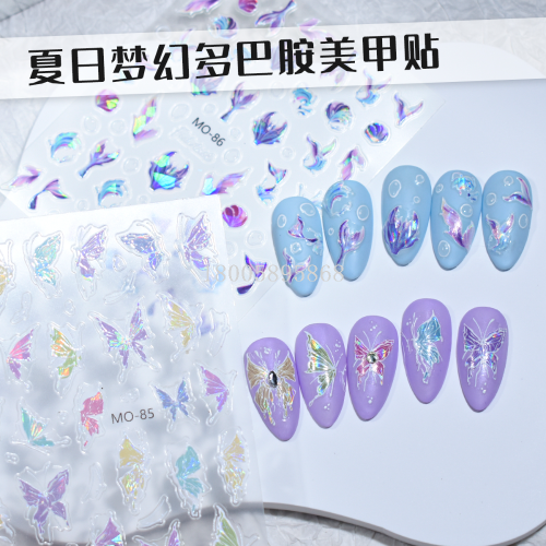fantasy series relief nail stickers light luxury style stereo nail stickers