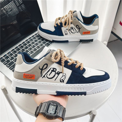 Men‘s Shoes Fall 2022 New Student Trendy Versatile Fashionable Sports Shoes Summer Special-Interest Design Japanese Leisure Board Shoes