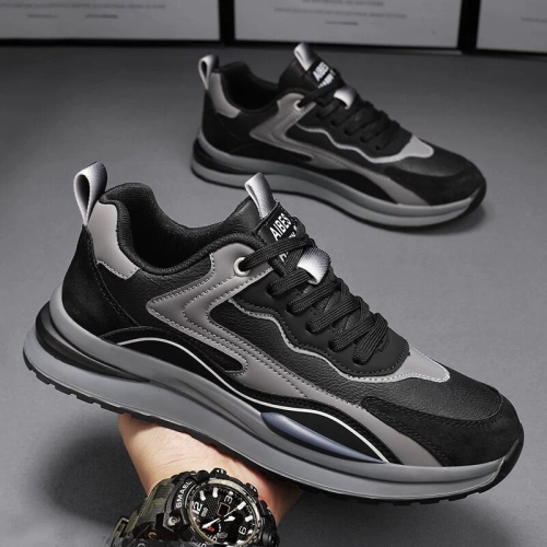 Cortez Men‘s Shoes Summer Breathable Leather Shoes Men‘s Sneakers Korean Style Versatile Platform Casual Dad Trendy Shoes