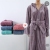 Factory Direct sales coral fleece bathrobe, microfiber material bathrobe extended