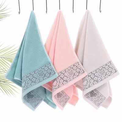 New Cotton Pattern Towel, No Lint and Soft