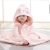 Cartoon Coral Fleece Cloak Baby's Blanket for Infants, Soft and Non-Fading