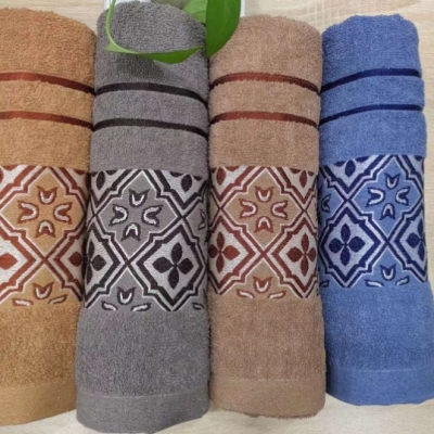 Foreign Trade Export Pattern Jacquard Bath Towel, Good Cotton Yarn