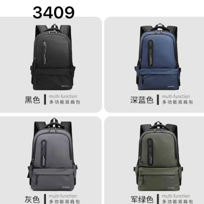 Strictly Selected Cross-Border Simple Fashion Backpack College Student Casual Backpack Large Capacity Trendy Derm Notebook Bag