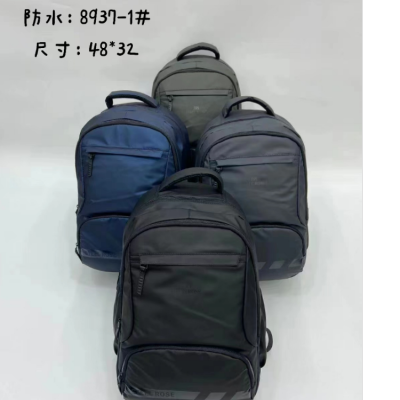 Strictly Selected Cross-Border Simple Fashion Backpack College Student Casual Backpack Large Capacity Trendy Derm Notebook Bag
