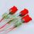 Simulation Single Rose Creative Valentine's Day Teacher's Day Gift Rose Silk Flower Independent Packaging Plastic Flowers