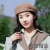 Spring and Summer New Style Shaping Beret Women's Pleated Design Thin Breathable All-Matching Graceful Beret Painter Cap