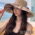 Storage Bucket Hat Women's New Hollow Breathable Fashion All-Match Internet Famous Hat Sun Protection UV Protection Sun Hat