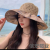 Storage Bucket Hat Women's New Hollow Breathable Fashion All-Match Internet Famous Hat Sun Protection UV Protection Sun Hat