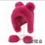 Bear Ears Plush Earflaps Cap Imitation Fur Female Winter Warm Hat Furry All-Match and Cute Ushanka Female