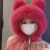 Bear Ears Plush Earflaps Cap Imitation Fur Female Winter Warm Hat Furry All-Match and Cute Ushanka Female