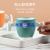 Creative Two-Color Dynamic Rocket Children's Fun Washing Cup Cartoon Cute Water Glass Thickened Drop-Resistant Food Contact