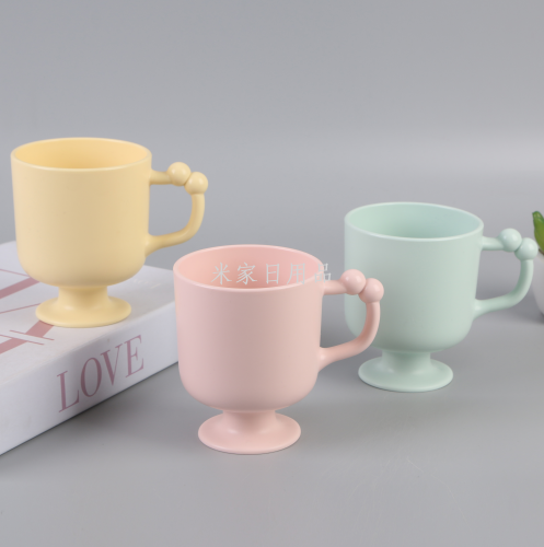 漱口杯儿童刷牙杯子马卡龙色高颜值洗漱牙缸学生水杯防摔甜净口杯