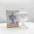 Crystal Glass French Retro Embossed Crystal Glass Candy Box Glass Cup Sugar Bowl Factory in Stock