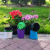 Factory Direct Sales Wholesale Color Plastic Flowerpot Φ130-H114